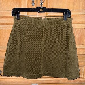 Corduroy Mini Skirt